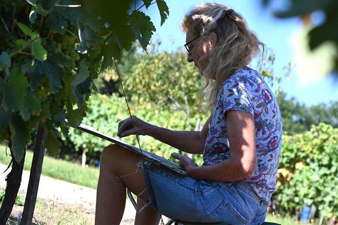 3-Hour Private Painting tuition in a beautiful Cognac vineyard - Who will get the most from this private session