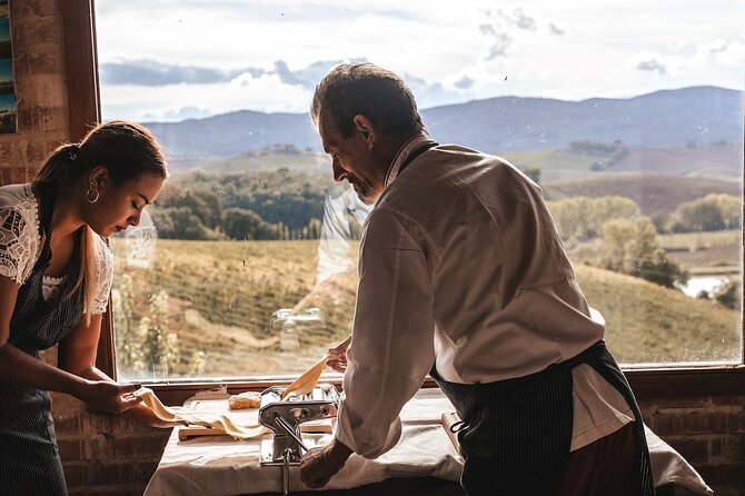 A Brunello Cooking Class with Vineyards View Winery - Castello Tricerchi and its wine cellar