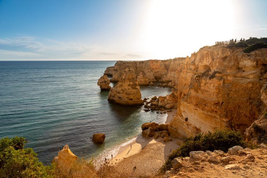 Algarve: Landscapes, Pottery, and Winery Tour - Algar Seco and the carved rock formations