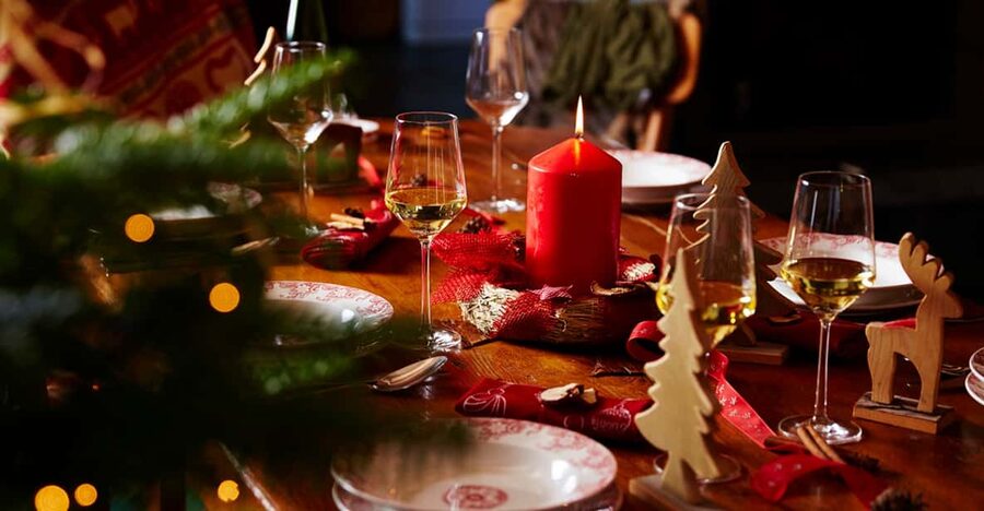 Alsatian Christmas lunch with Immersive wine cellar tour - The projection-filled restaurant experience