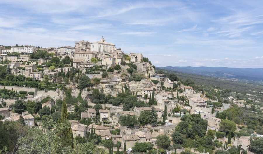 Avignon: Full-Day Châteauneuf du Pape Wines & Luberon Tour - The papal castle view puts the wine in context