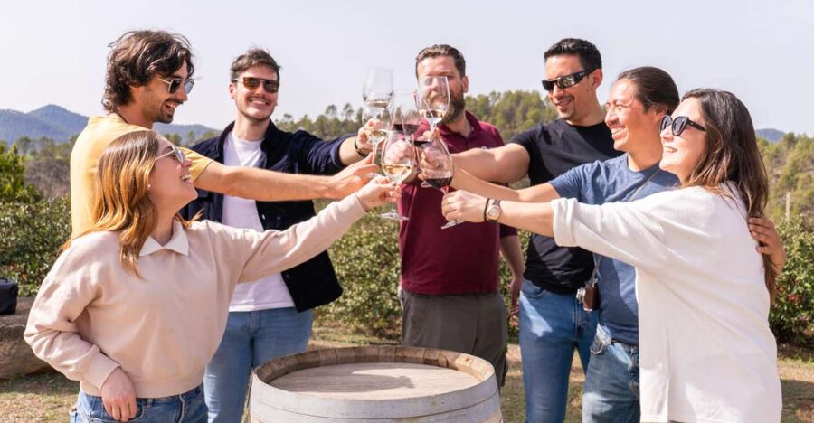 Barcelona: Montserrat, Winery Tour & Lunch with Wine Tasting - The day at a glance