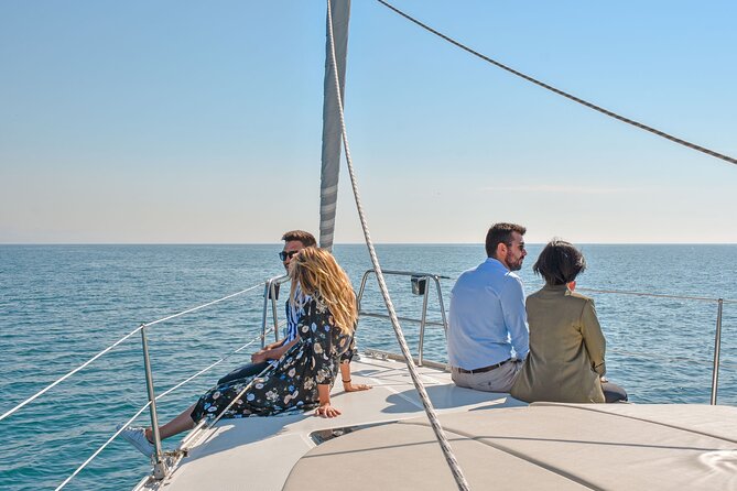Barcelona Sailing Adventure and Small Group Winery Tasting Tour - Booking, weather, and cancellation details