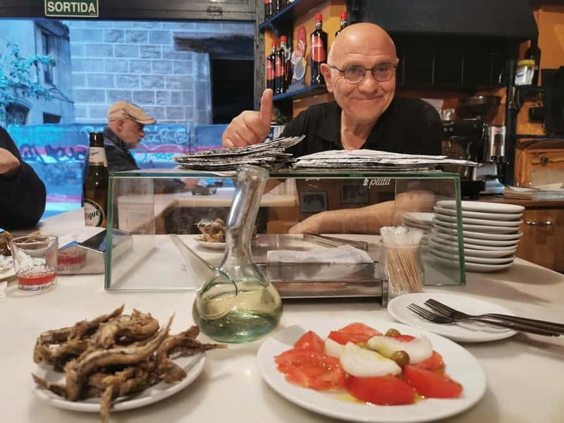Barcelona: Tapas and Wine at the Hidden Bodegas Experience - Ten tapas, from tomato bread to Iberian ham
