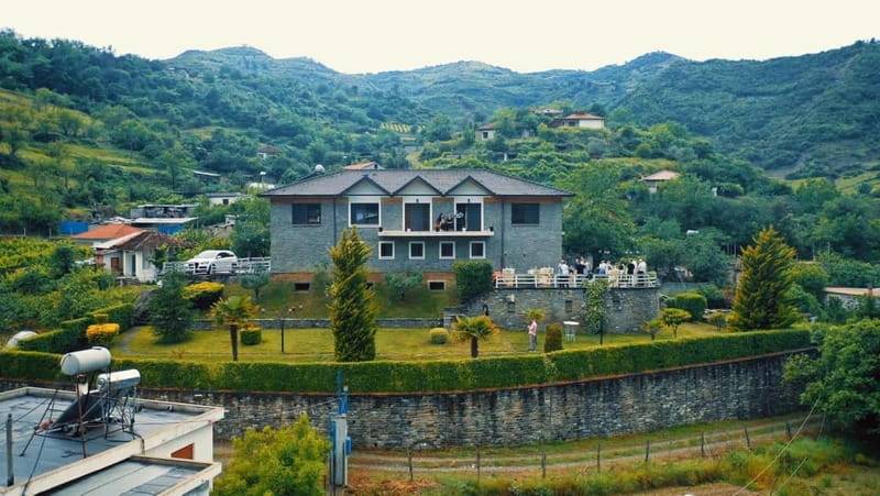 Berat 4x4 Off-Road & Vineyard Wine Tasting - Arriving at Kantina Vila Hadaj