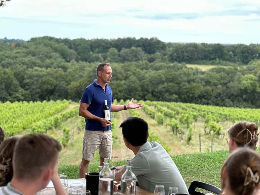 Bergerac: Wine Tasting at Chateau Lestevenie - The short vineyard tour comes first