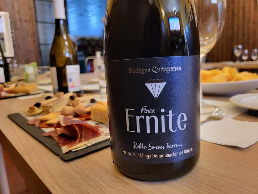 Bodegas Quitapenas: Guided Visit + Wine Tasting - A guided tasting with local food