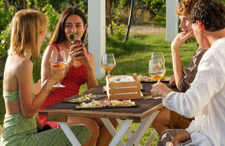 Boutique Winery Tour with Wine & Food Tasting near Cagliari - A 15-minute walk through Sant’Antioco vines