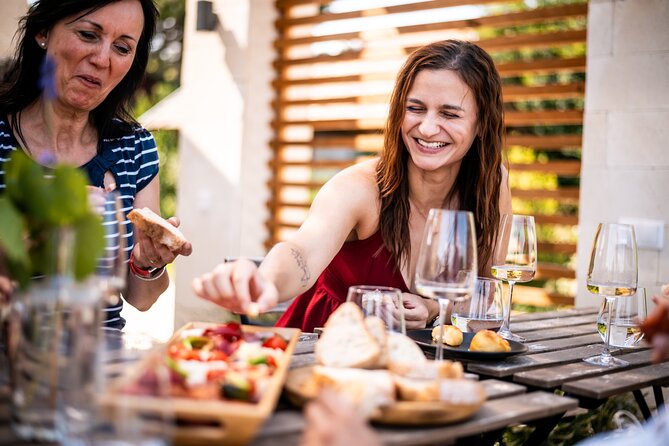 Budapest Half-Day Wine Tour: 3 Family Wineries, Meal & Pálinka - Food turns the tasting into a proper outing