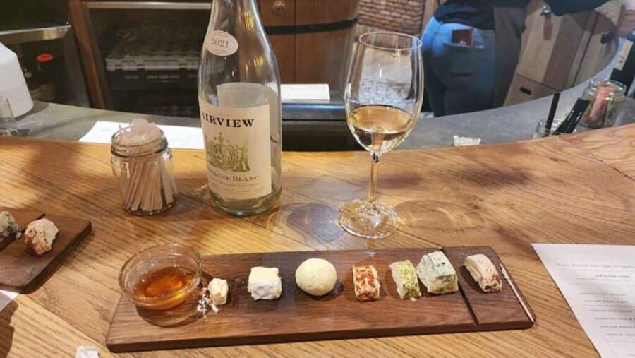 Cape Wineland 3 Award Winning Vineyards - Fairview and the best food pairing of the day