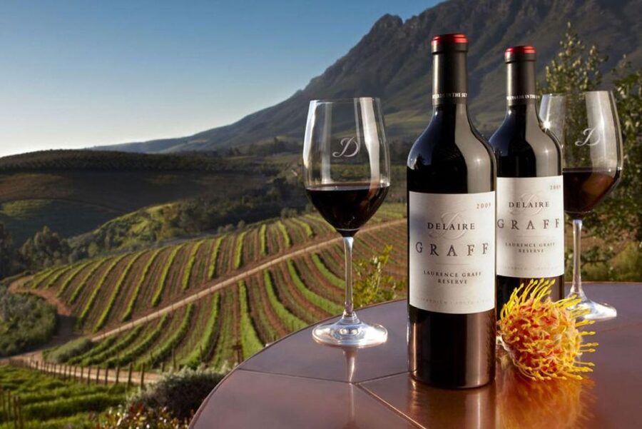 Cape Wineland 3 Award Winning Vineyards - Delaire Graff for style and high-end presentation