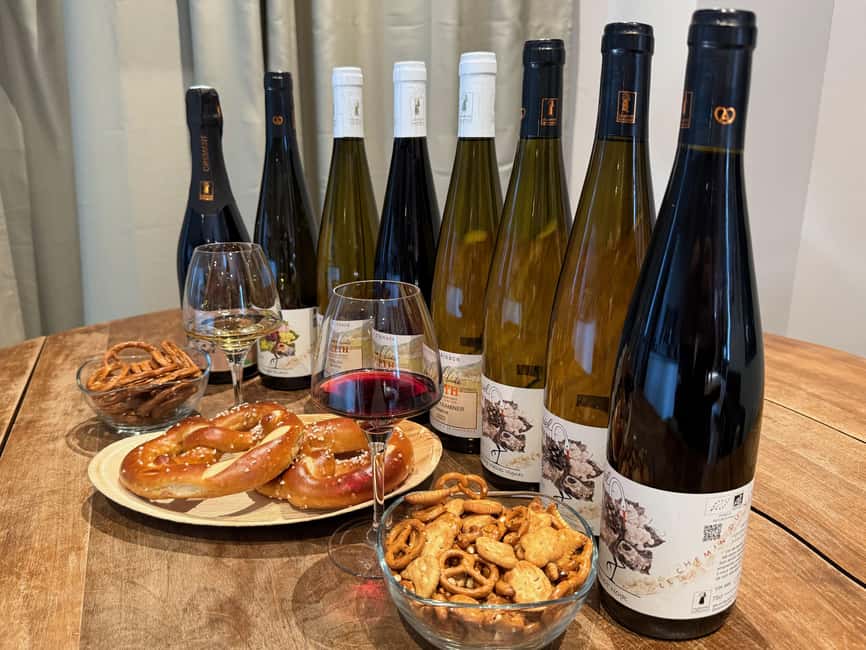 Cellar visit and Alsace wine tasting with a feminine touch - What the price includes, and what it is worth