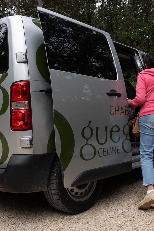 Chablis: Visit of the Grand Cru vineyard - The five-minute ride from the Gueguen domaine