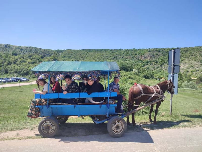 Chisinau: Cricova Winery, Curchi Monastery, & Old Orhei Tour - The cave monastery and its 200-step climb