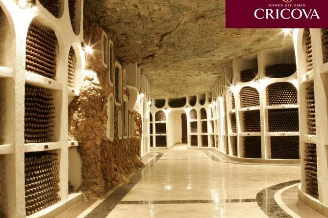 CRICOVA Winery tour with tasting from Chisinau - Wine production and the French champagne method