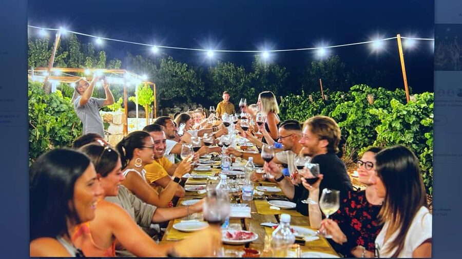 Dinner in the vineyard and wine tasting under the stars - The five-course Apulian appetizer spread