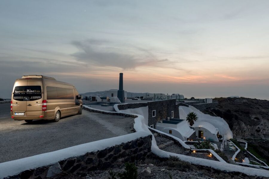 Discover Santorini: Prehistoric Akrotiri & Winery Tour - A black-sand beach without a full beach day