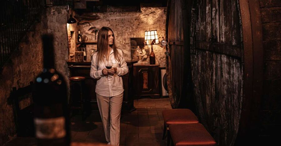 Etna Urban Winery, Vineyard Walk & Sunset Tasting Dinner - Inside the 1790 family palmento