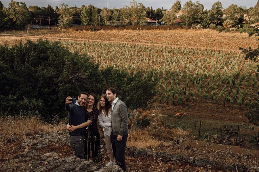 Etna Urban Winery, Vineyard Walk & Sunset Tasting Dinner - Four Etna wines with a full meal