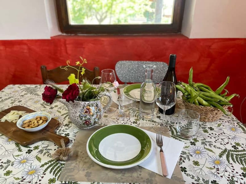 Frascati: Vineyard Wine Tasting Tour with Snacks - Three wines and a table of local snacks