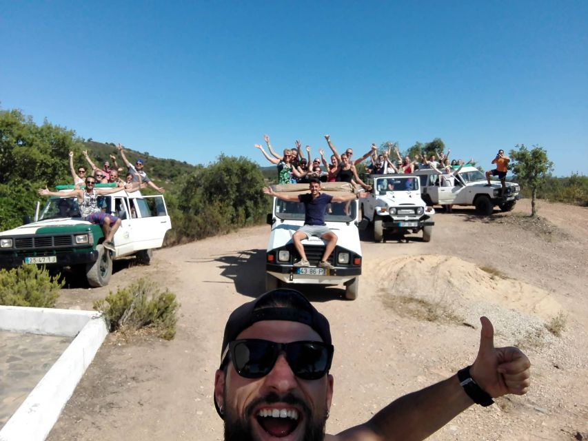 From Albufeira: 4x4 Off-Road Safari & Vineyard Wine Tasting - How the four hours are divided