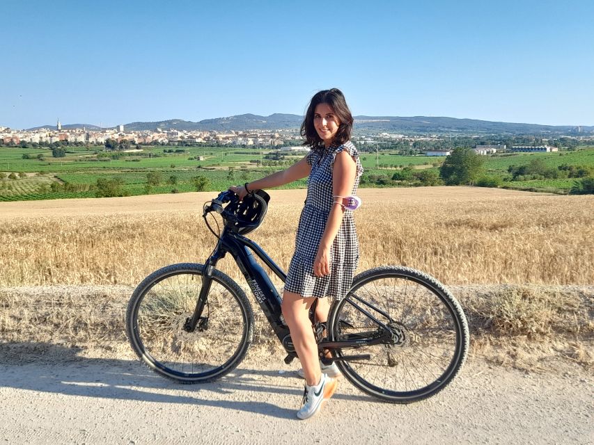 From Barcelona: Penedès E-Bike Tour with 2 Winery Visits - First stop: natural and biodynamic wines