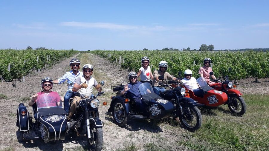 From Bordeaux: Médoc Vineyard and Chateau Tour by Sidecar - Riding a sidecar through Margaux