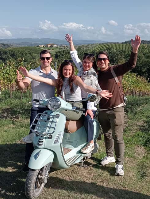 From Florence: Small Group Vespa Tour Tuscany Winery & Lunch - San Gimignano, Tuscany’s medieval stop