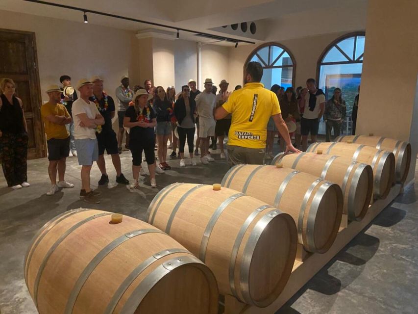 From Heraklion: Matala Beach - Caves & winery Full Day tour - A Cretan lunch at a local taverna