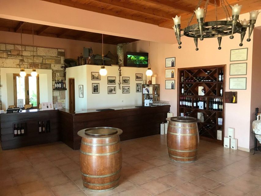 From Kos: Tour of 2 Wineries with Wine Tasting & Small Bites - Akrani Winery: more detail at the foot of Mount Dikaios
