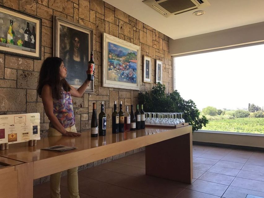 From Kos: Tour of 2 Wineries with Wine Tasting & Small Bites - What you will actually taste