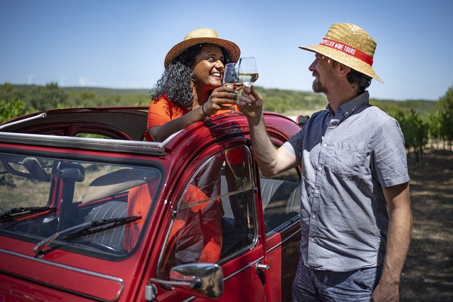 From Montpellier: Winery Tour in a Vintage Citroën 2CV - From Montpellier to the Languedoc vineyards