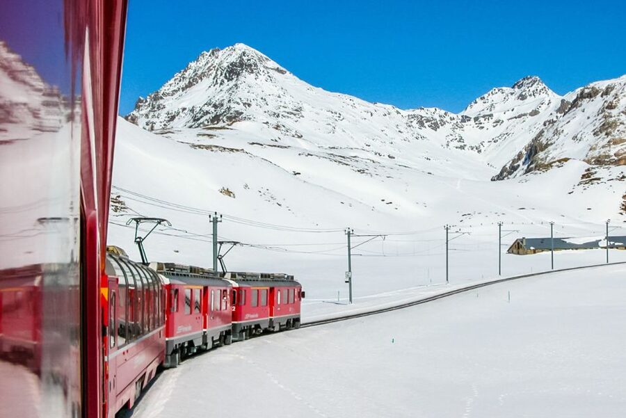 From Saint Moritz: Bernina Red Train with Winery Tasting - Free time in Tirano before the return train