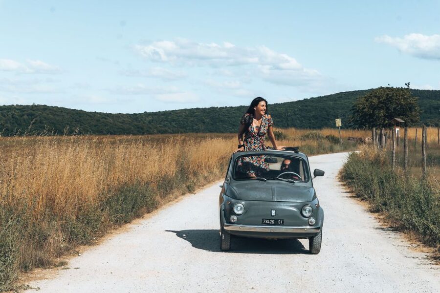From Siena: Day Tour in a Vintage Fiat 500 with Winery - Starting in Siena or Badesse