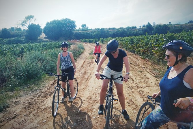 From Sitges: Bike Tour and Winery Visit with Free Hotel Pick Up. - How much cycling is involved?