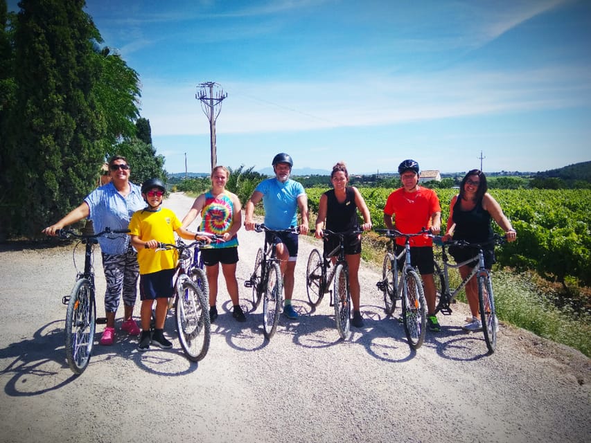 From Sitges: Cycling Tour with Winery visit and Tasting - A two-hour ride made for casual cyclists