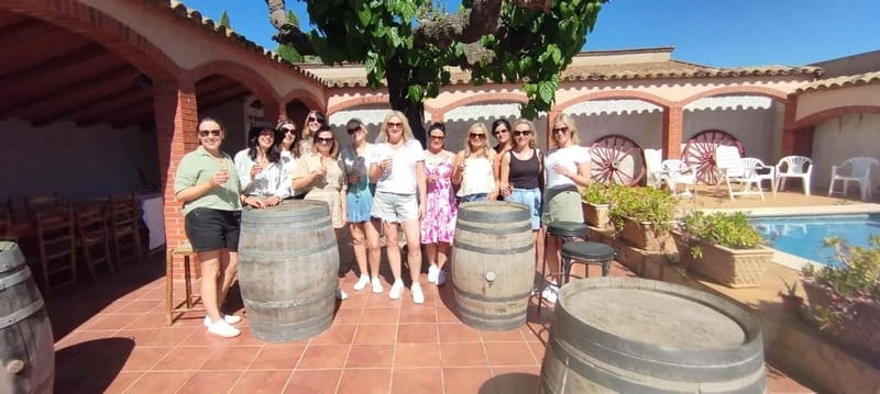 From Sitges: Montserrat, Lunch and Winery, Free Hotel Pickup - A three-course lunch in Penedès