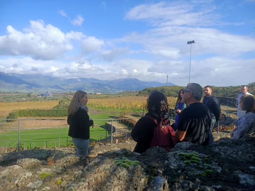 From Taormina: Etna Wineries Small Group Tour - One hour in medieval Castiglione di Sicilia