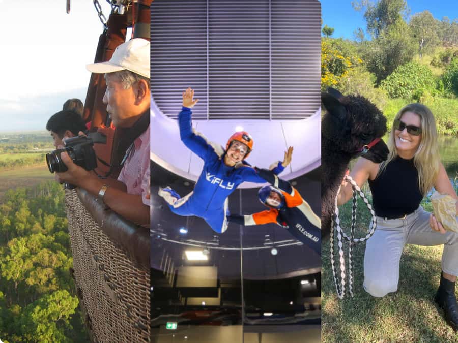 Gold Coast: Hot Air Balloon, Winery Breakfast & iFly - Why this Gold Coast combination works