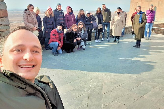 Group tour: Khor Virap, Noravank, Areni Winery and Cave - The bus, seating, and daily rhythm