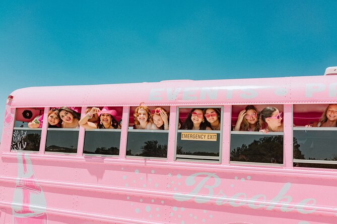Half-Day Winery Tour in Fredericksburg - A pink bus and a party-first approach