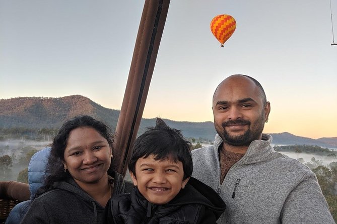 Hot Air Balloon Flight Brisbane with Vineyard Breakfast - O’Reilly’s Canungra Valley Vineyards after landing