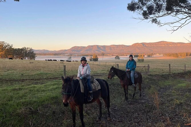 Hunter Valley Horse Ride - 90 Minutes -Vineyard & Mountain Views - What to wear and what not to forget