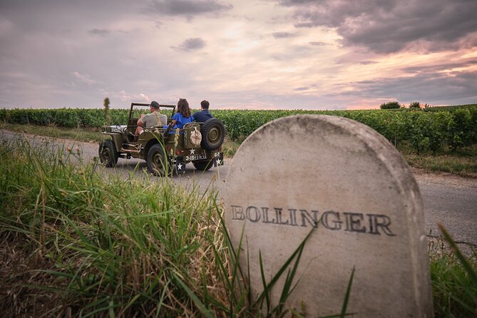 Jeep tour in the Champagne Vineyard with tasting - Aÿ-Champagne brings in Grand Cru territory