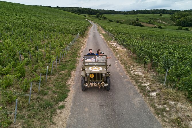 Jeep tour in the Champagne Vineyard with tasting - What the 2.5-hour schedule really gives you