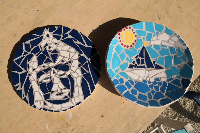 Karpathos Creative Workshop for Mosaic in the vineyard - Making art above a Karpathos vineyard