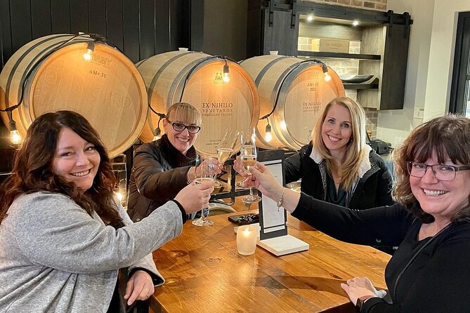 Kelowna Mystery Full Day Guided Wine Tour With 5 Wineries - Rollingdale closes the day with a rustic, low-key feel