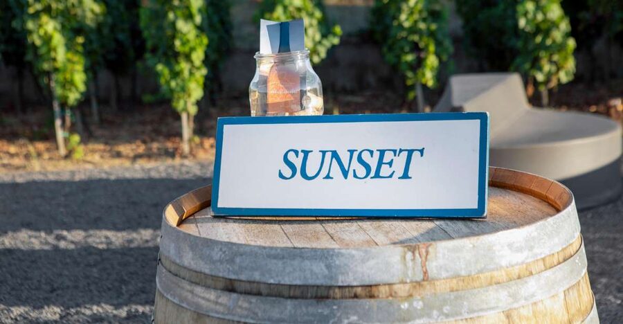 LIPARI WINERY - SUNSET WINE TASTING - Arriving at Tenuta di Castellaro for sunset