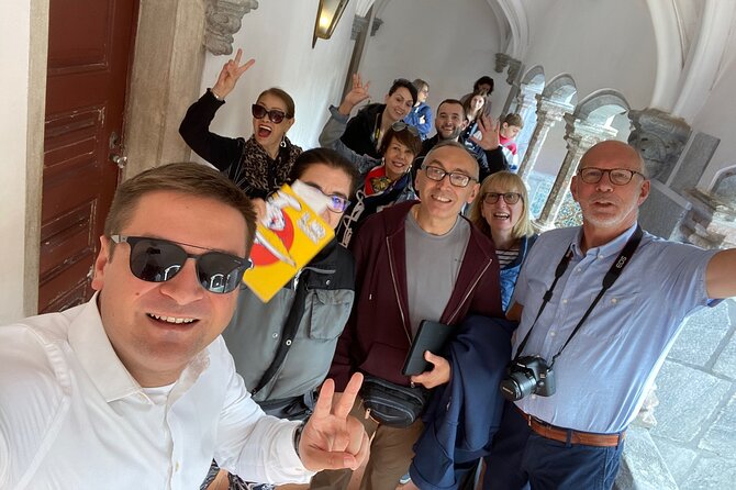 Lisbon to Sintra Pena & Regaleira guided tour in 8pax group - Starting from Lisbon in a small vehicle