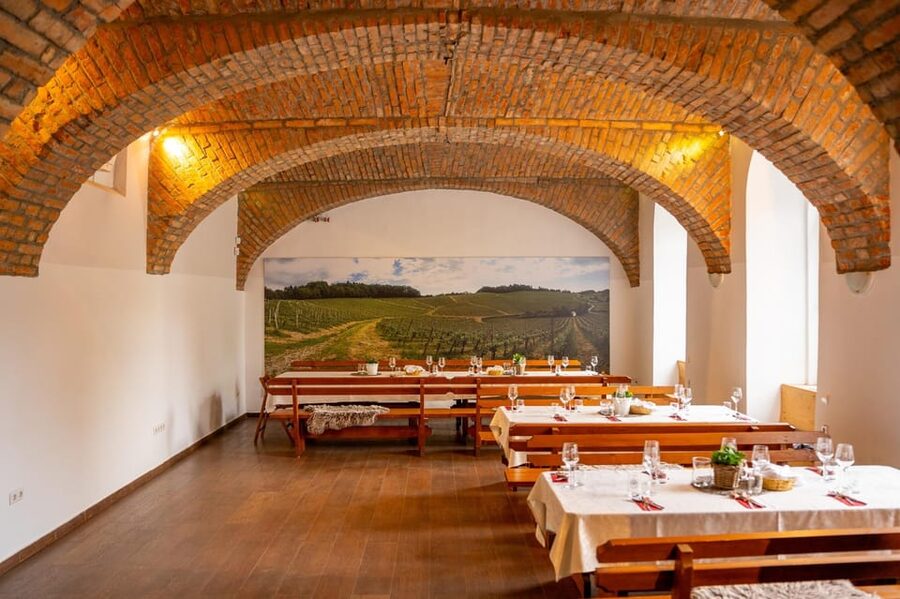 Maribor: Vinag Wine Cellar Tour with Wine tasting and snacks - Entering Vinag through 23 steps below Maribor